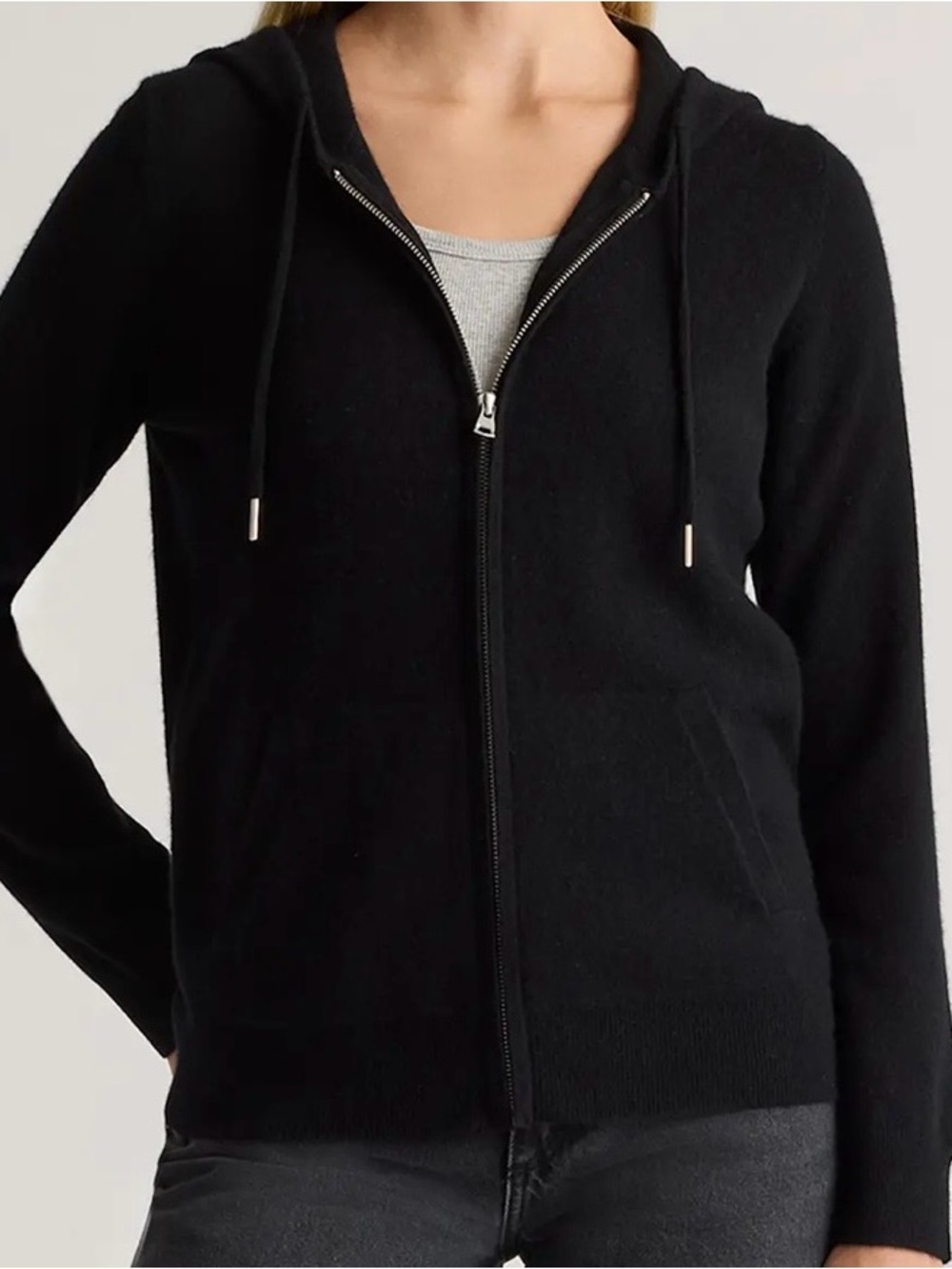 NWOT women’s Zip-Up Hooded  100% Cashmere Women's Sweater